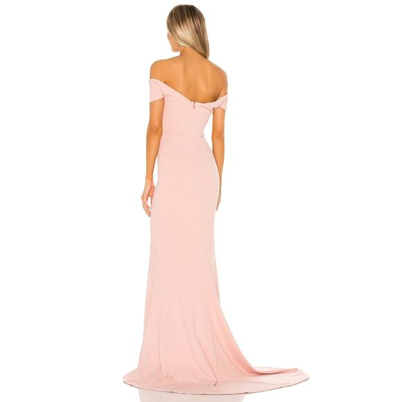 Nookie Neptune Gown Maxi Dress Train Gala Formal Party Guest Black Tie XL - Picture 4 of 15